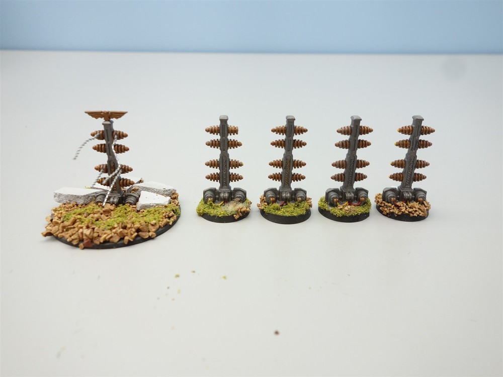 Warhammer 40K: Battle for Macragge Void Pylons (painted)