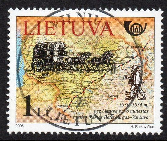 LITHUANIA USED/CTO 2005 Postal History
