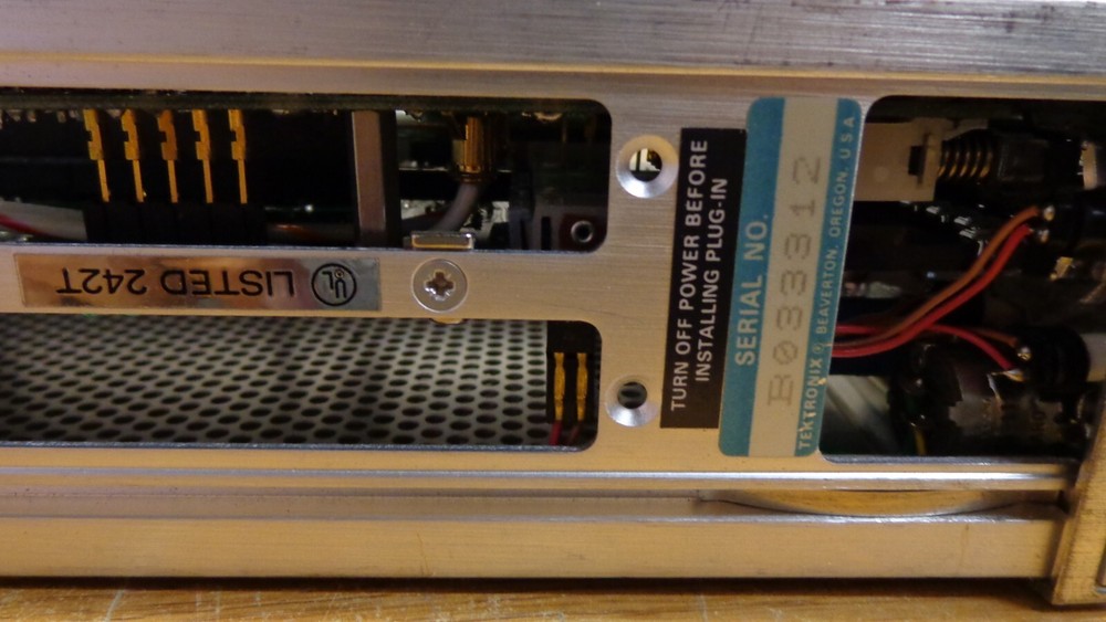 Tektronix 7b10 Timebase Plug In Module