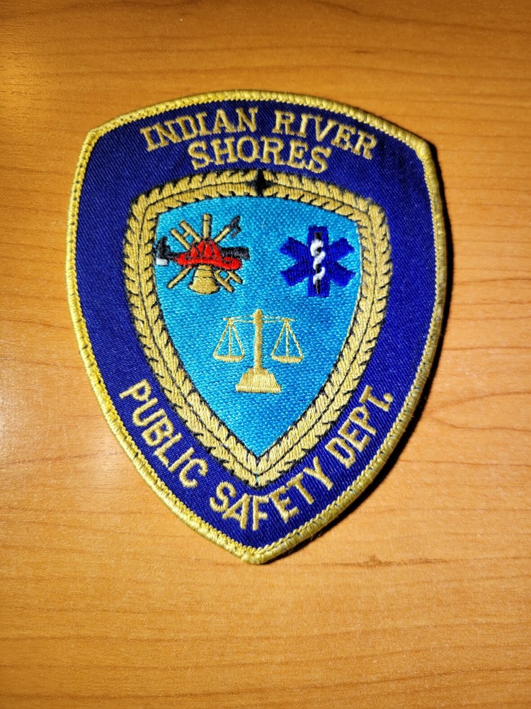 Indian River Shores FL Public Safety Dept Shoulder Patch