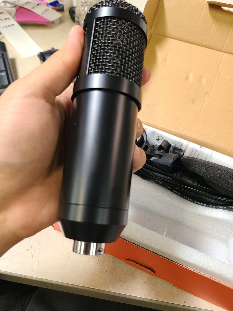 NASUM USB Computer Microphone, Enhanced Condenser USB Microphone AK 1