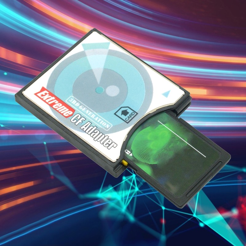 CF Card Reader Convert for MMC Card to CF Type II for Digital Camera PDA Note