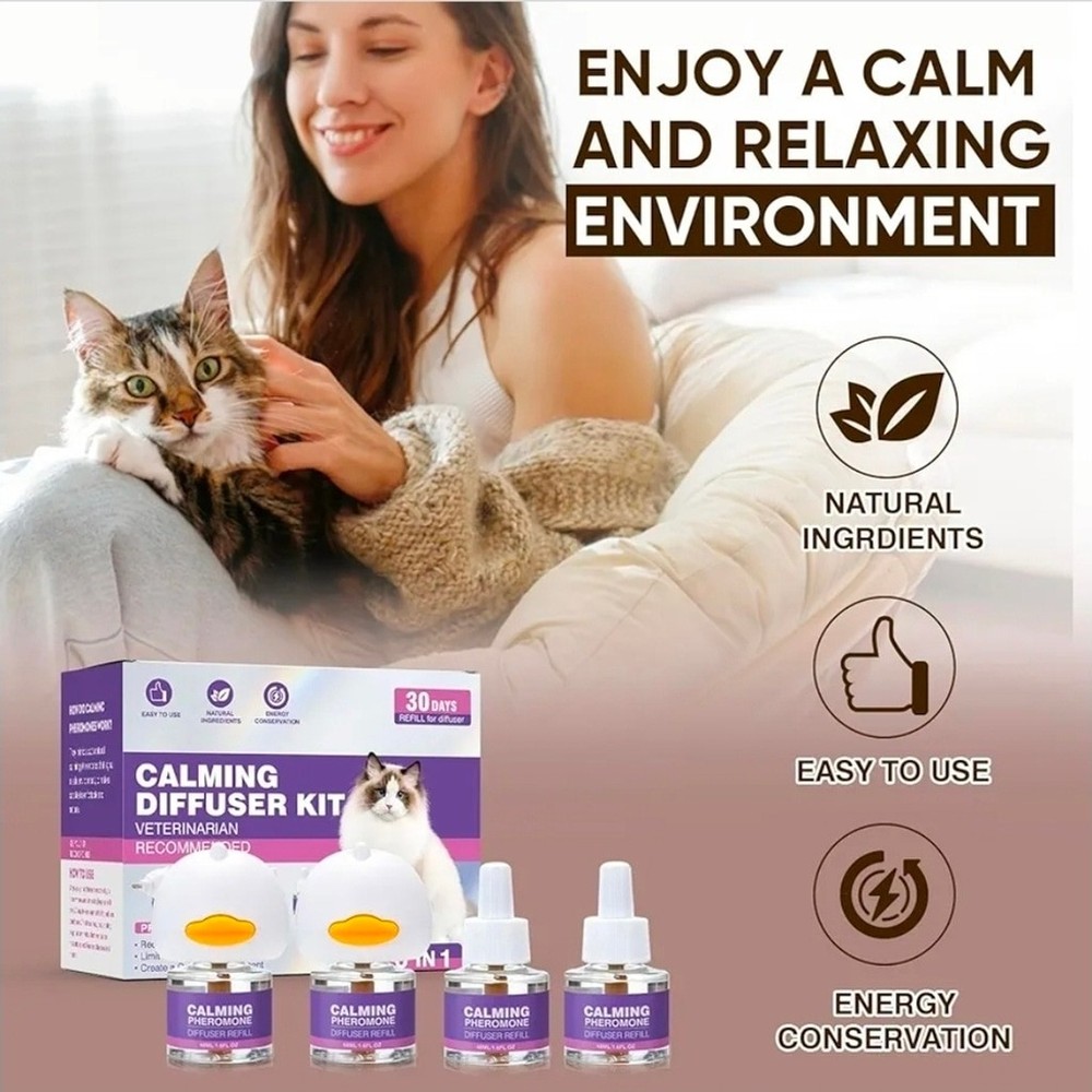 Cat Calming Diffuser Kit.