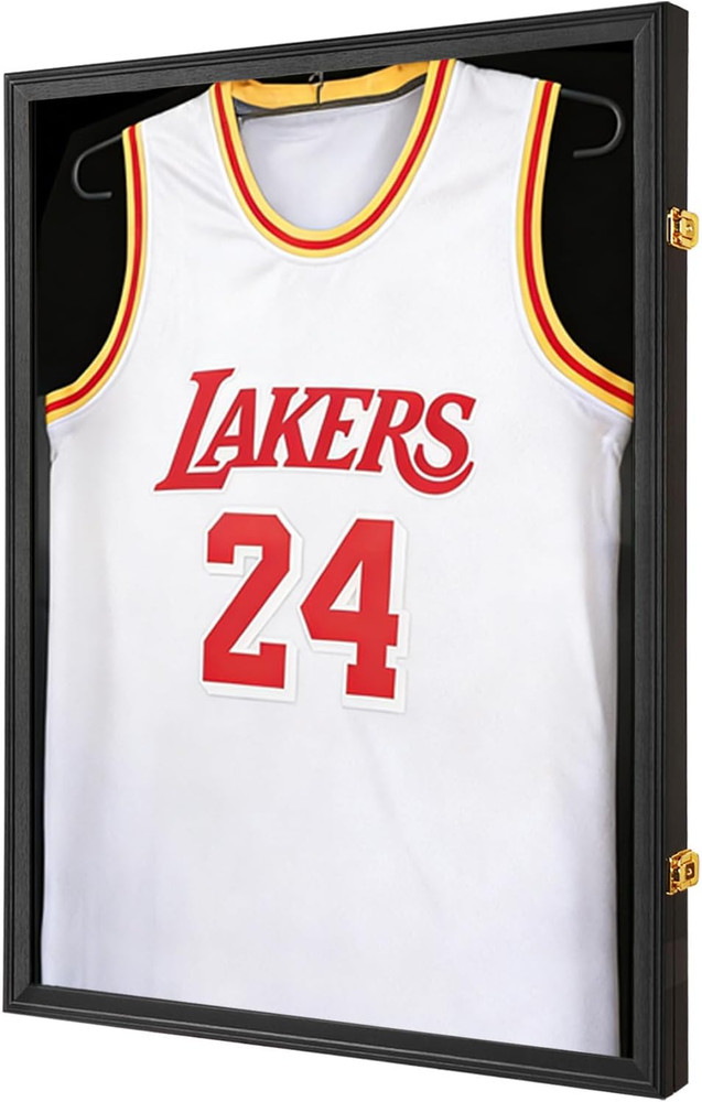 Jersey Frame Display Case for Wall ,Large Lockable T-Shirt Shadow Box with Clear