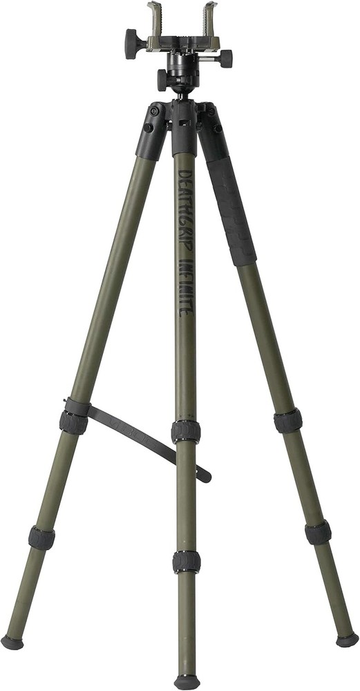 Versatile DeathGrip Aluminum Tripod with Quick-Release and Adjustable Height