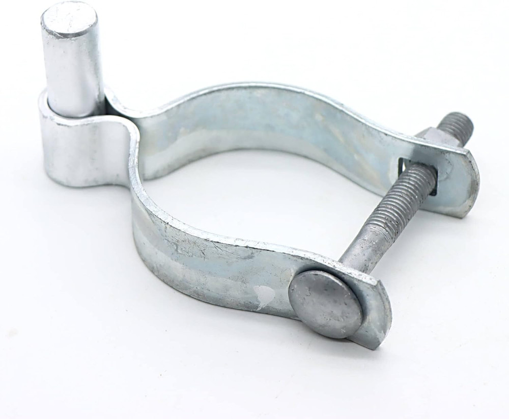 2 Pack Chain Link Fence Gate Post Hinge for 2-3/8" outside Diameter Post/Pipe, P