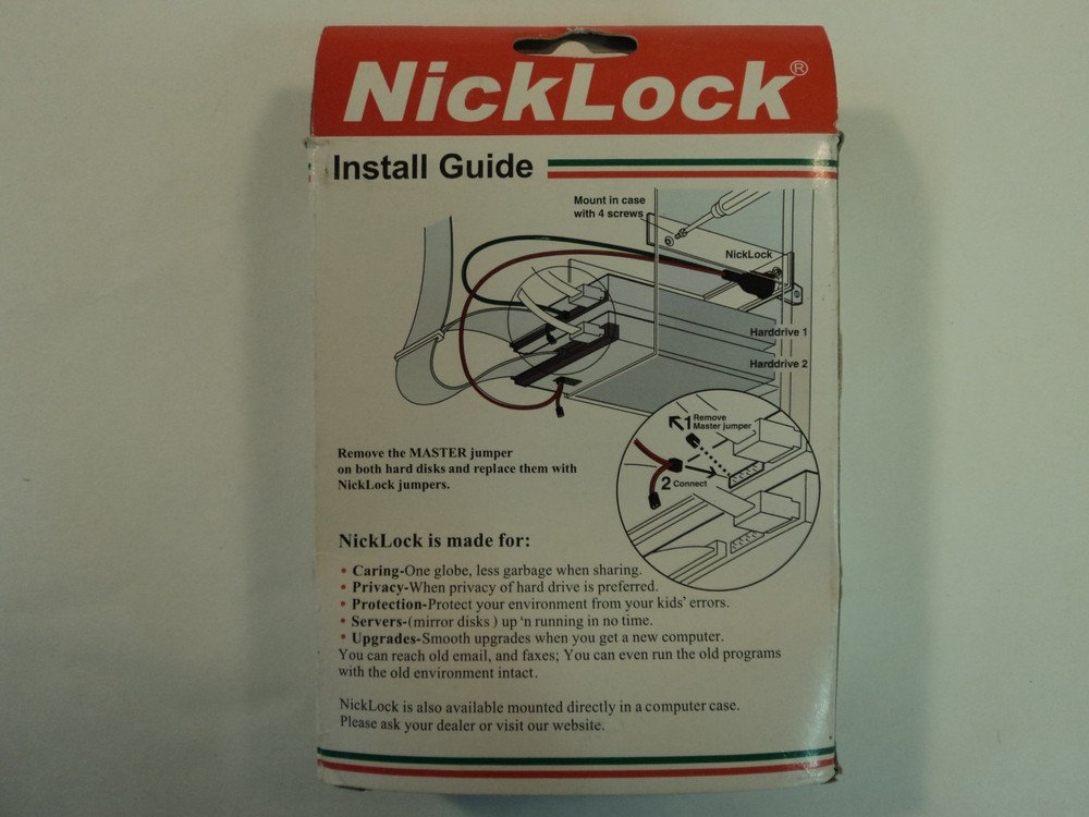 NickLock The Hard Disk Selector Switcher NL-01