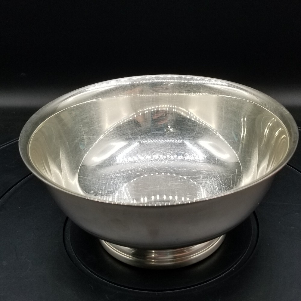 Vintage Gorham Stirling Silverplate Revere Bowl 6 1/2 Inch YC779 Anchor Logo