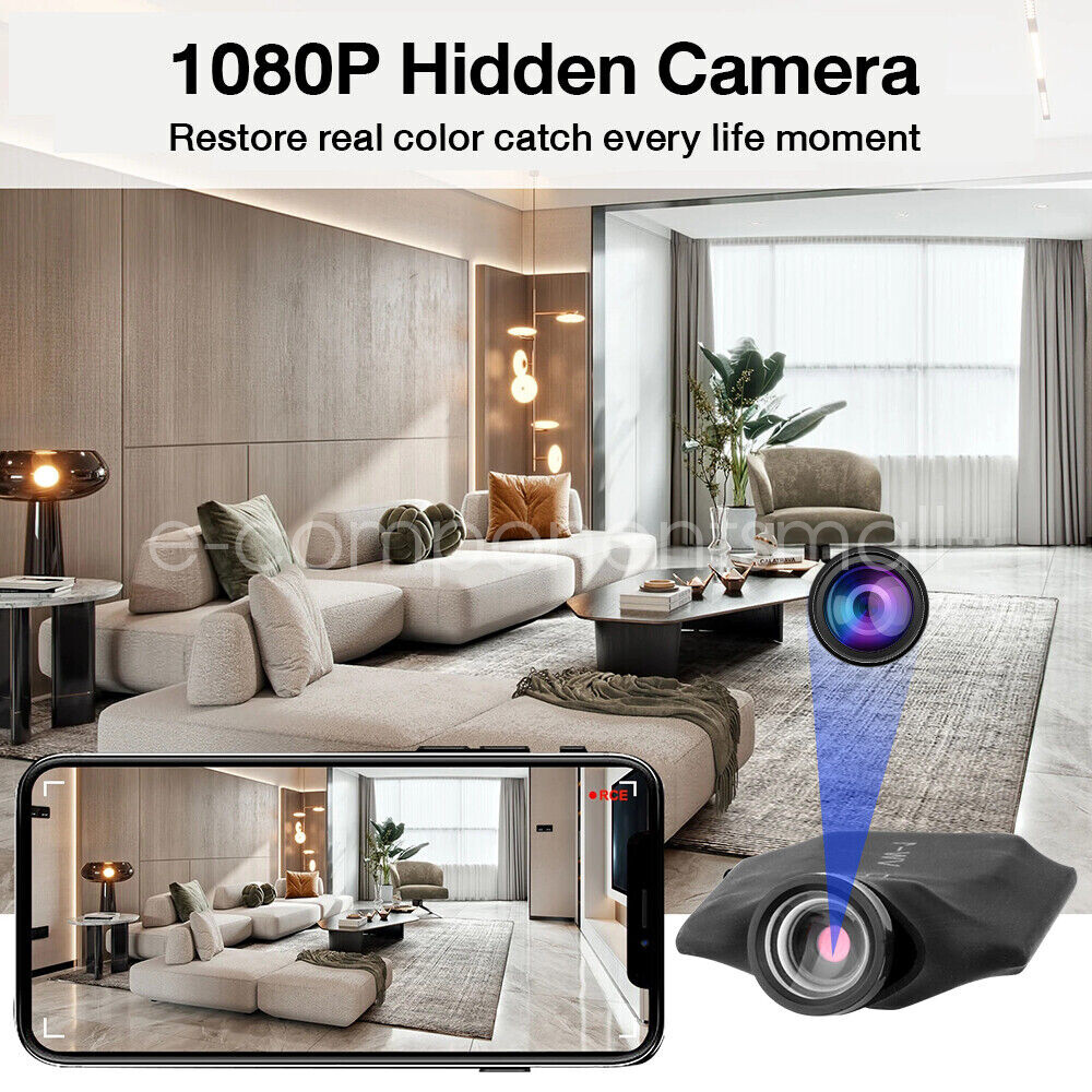 1080P Wireless WIFI IP Mini Camera DIY Button Design DVR Security Cam Video AUS
