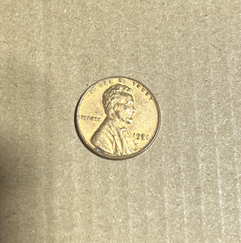 1951 Wheat Penny *Rare* No Mint Mark🔥