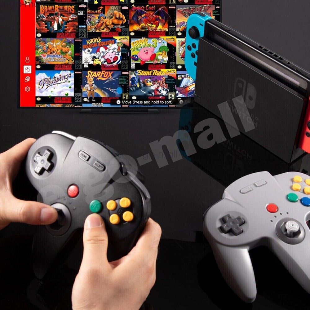 Wireless Switch N64 Controller for N64 NSO Steam/ PC Raspberry Pi Windows Mac