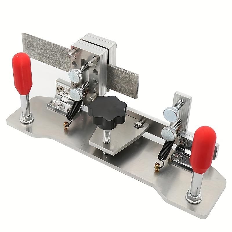 JCFANTS Belt Grinder Knife Jig, Fixed Angle Jig, Manual Sharpener Holder, Sha...