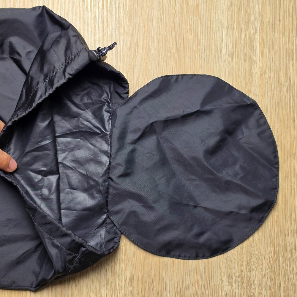 The North Face Nylon Drawstring Stuff Sack Bag Black Medium Outdoor