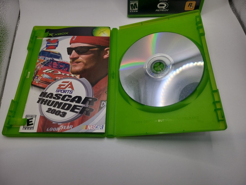 Original Xbox Controller Bundle 2 Controllers DVD Remote + 11 Games Lot Tested