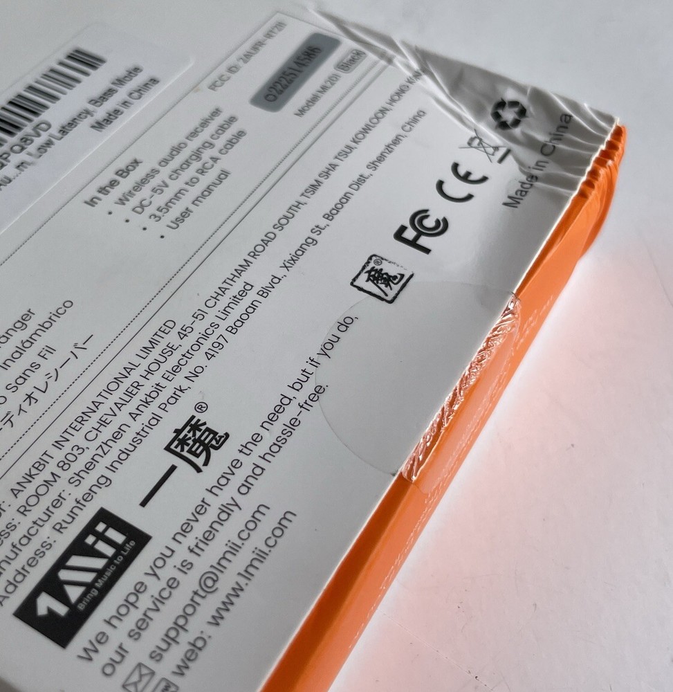 1Mii Bluetooth Audio Receiver Wireless Audio Adapter for Home Music Streamin