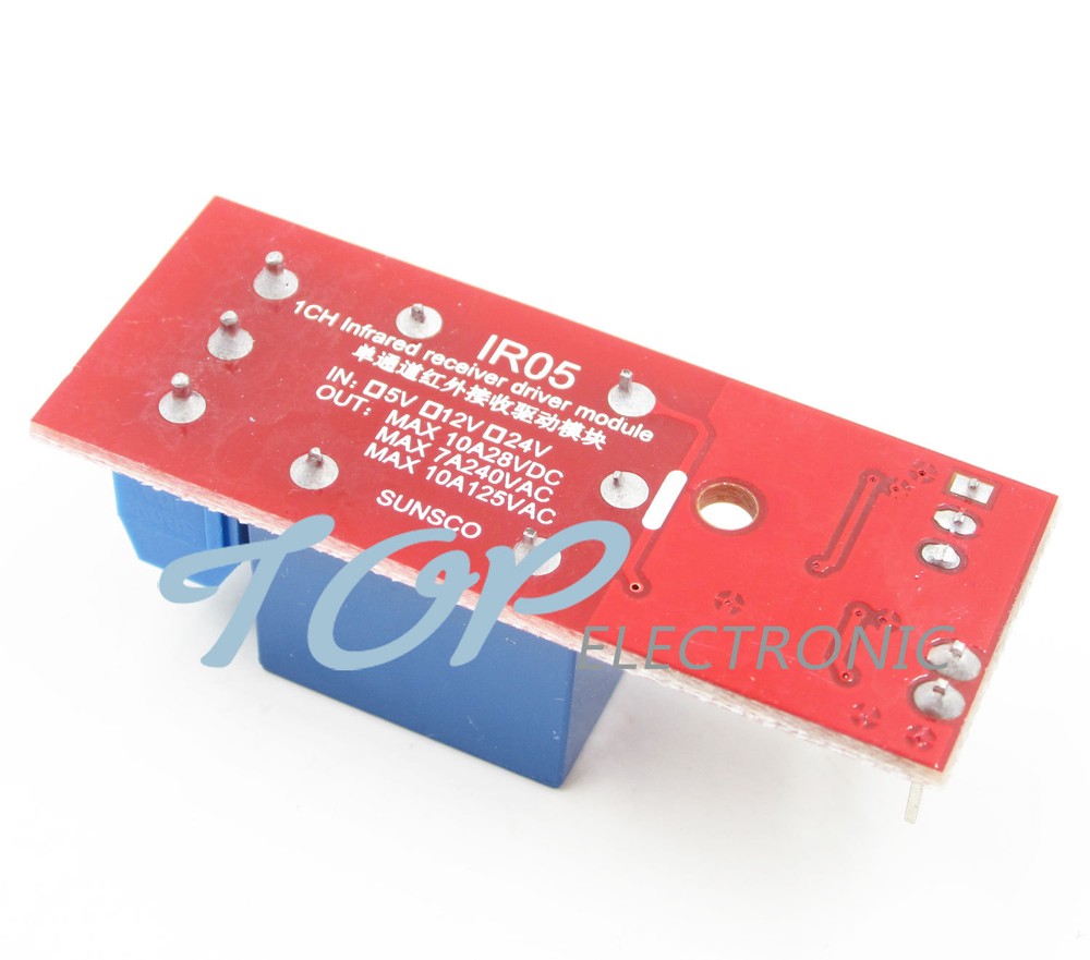 1 Channel Infrared Switch Relay Driving Board 5V Active Remote Controller M213