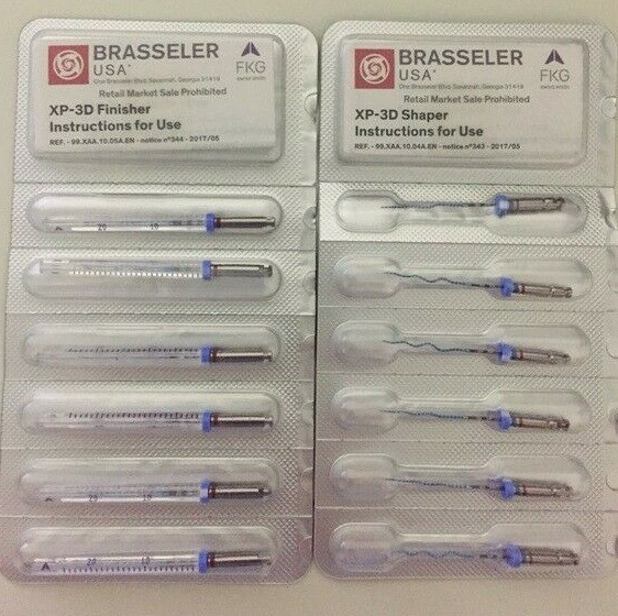 Brasseler XP-3D Shaper and Finisher Endo Files (Pack of 6), Different variations