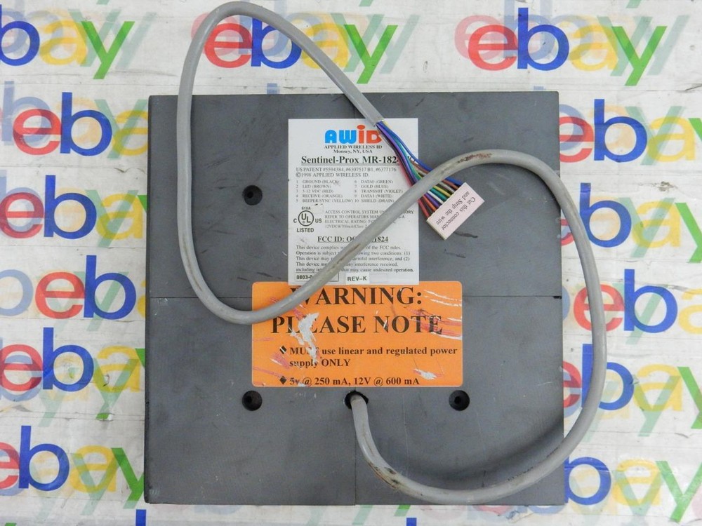 AWID Sentinel-Prox MR-1824MC RFID Medium Range Reader Metal Compensated