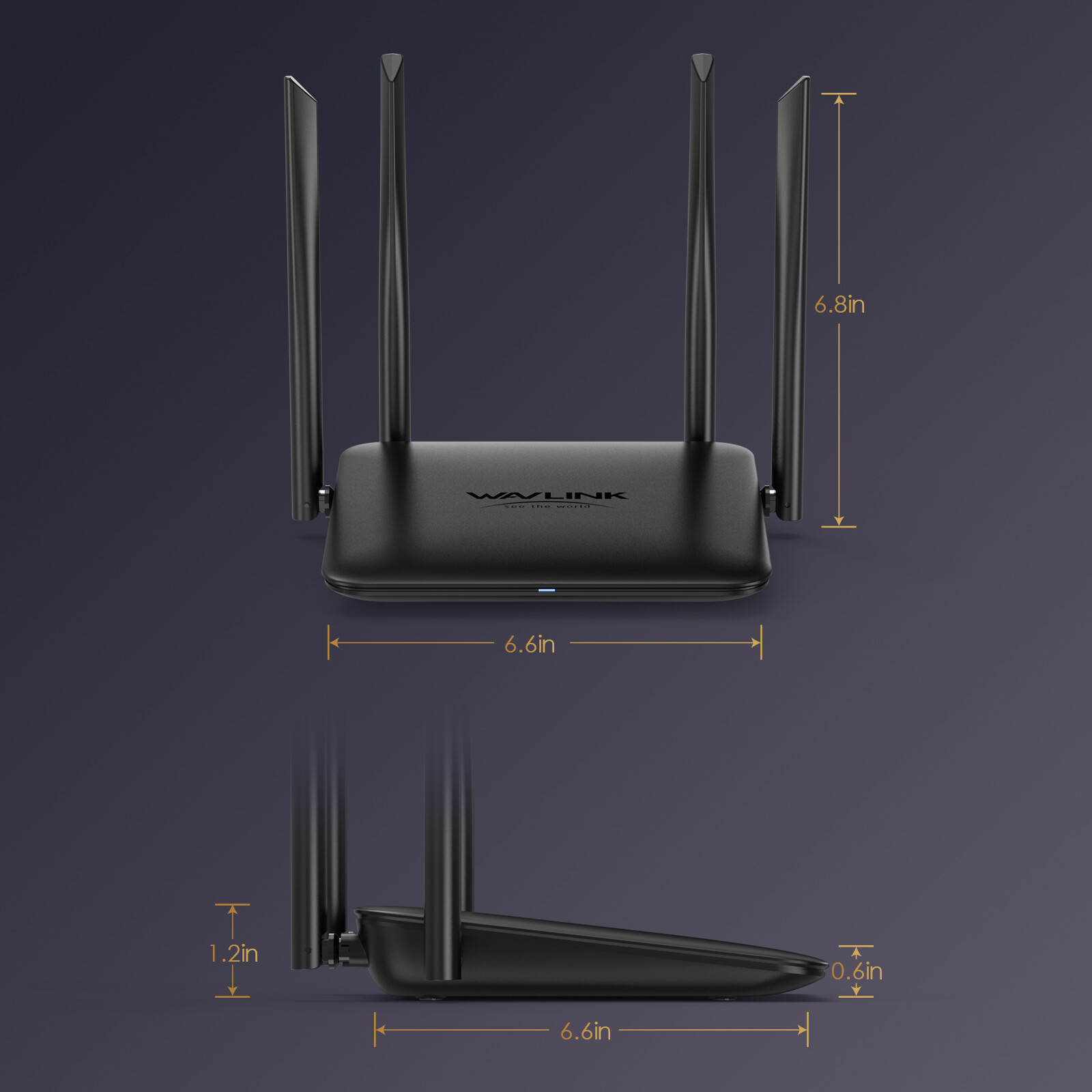 BE3600 Wi-Fi 7 Router Dual Band Wi-Fi 6 AX3000 Mesh Router AC1200 1000Mbps LAN