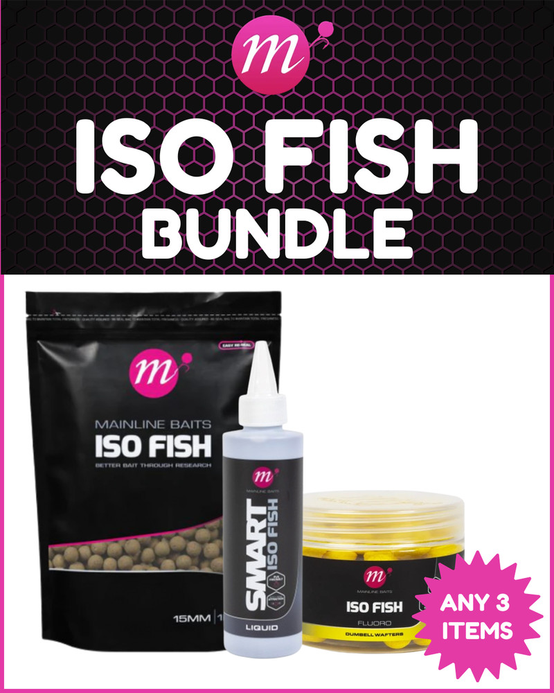 Mainline ISO Fish Baits Bundle - Choose Any 3 Items. Perfect Session Pack