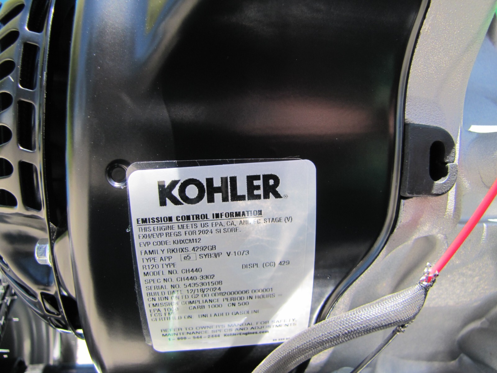 Maximus 14 HP Stump Grinder With Kohler Command Pro 12" Cutting Wheel w/ 9 Teeth