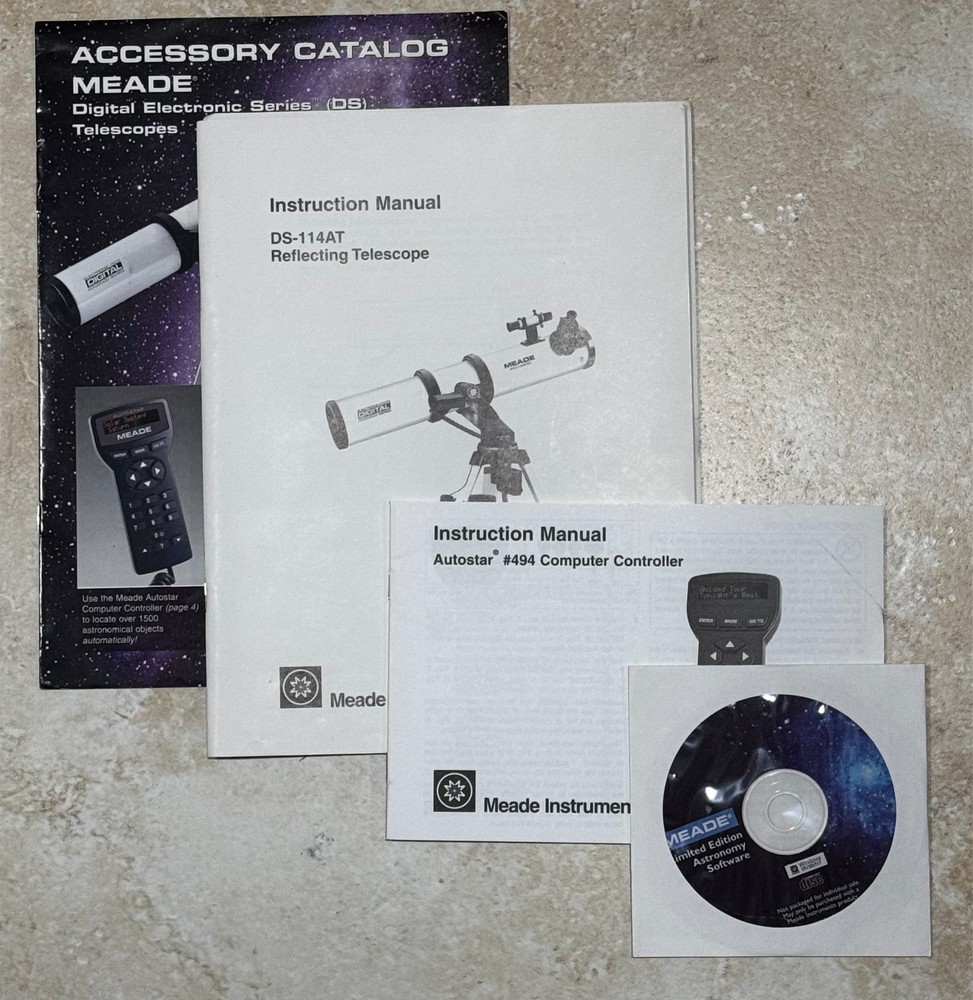 Meade DS Telescope with Autostar computer controller DS-114