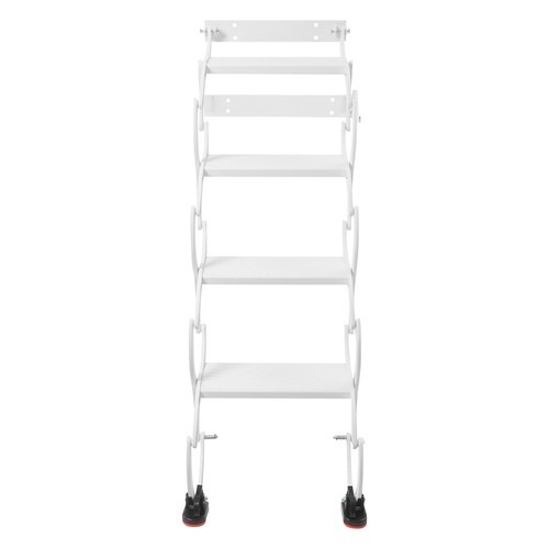 Attic Loft Pull Down Ladder 4 Step Wall Mounted Retractable Folding Stairs 39.4"