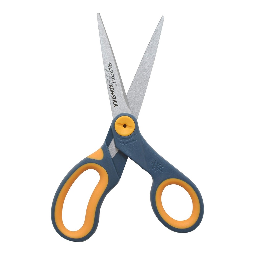 8-Inch Non-Stick Titanium Scissors For Office and Home - Glide Adjust Technol...