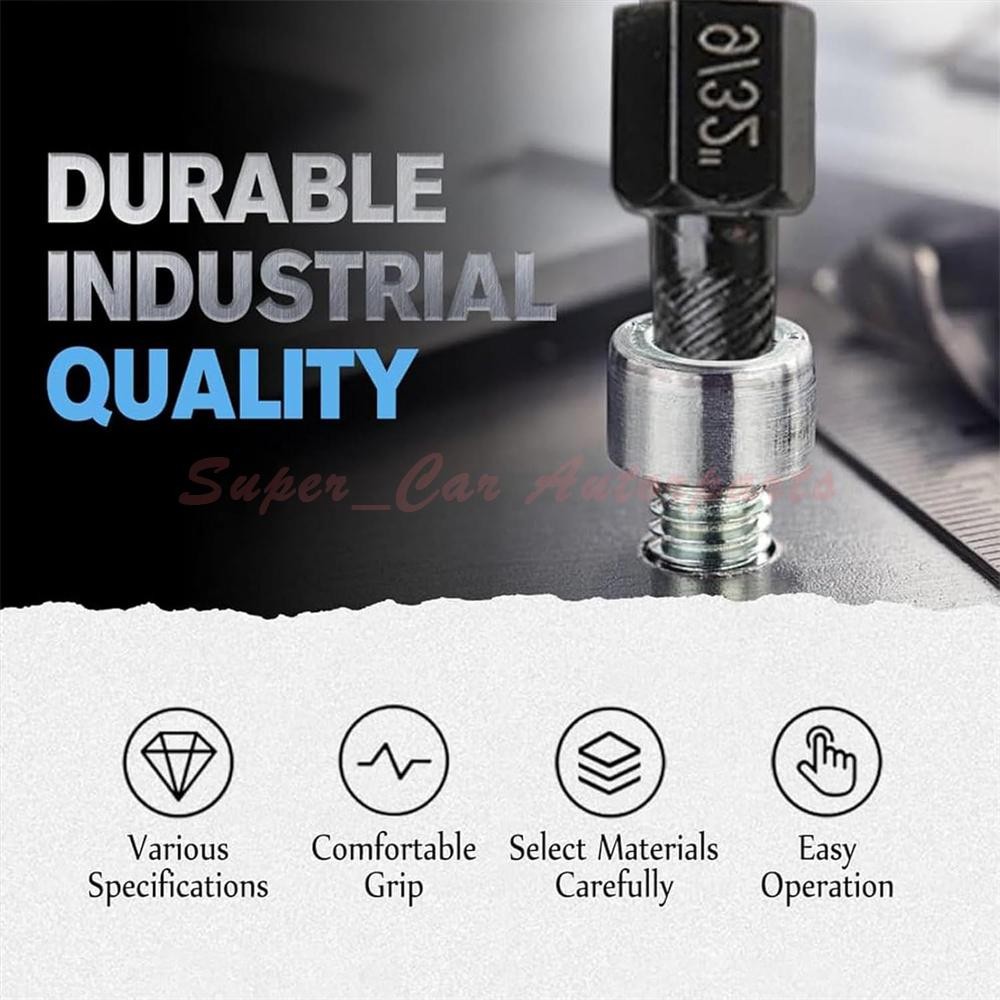 25 Pcs Multi-Spline Screw Extractor Set Hex Head Bit Socket Wrench Bolt Remover