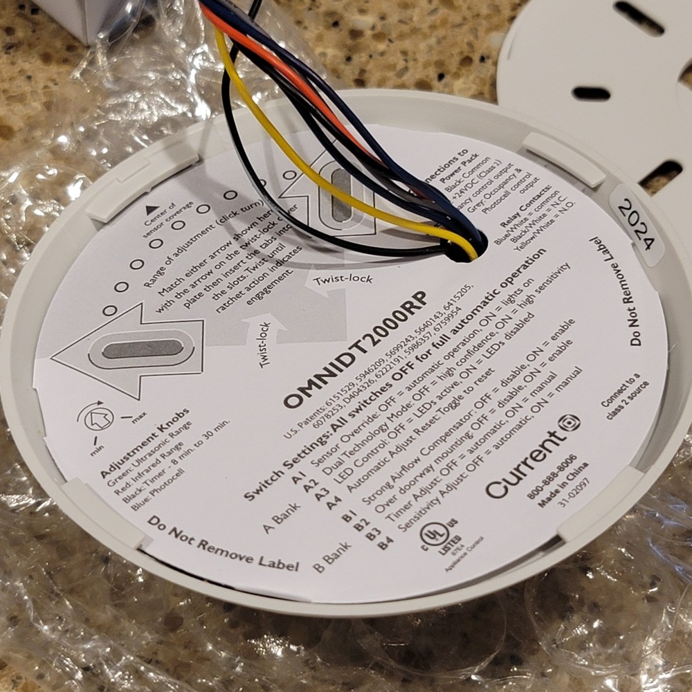 NX Lighting Controls Occupancy Sensor, Wall Switch, Room Controller OMNI CURRENT