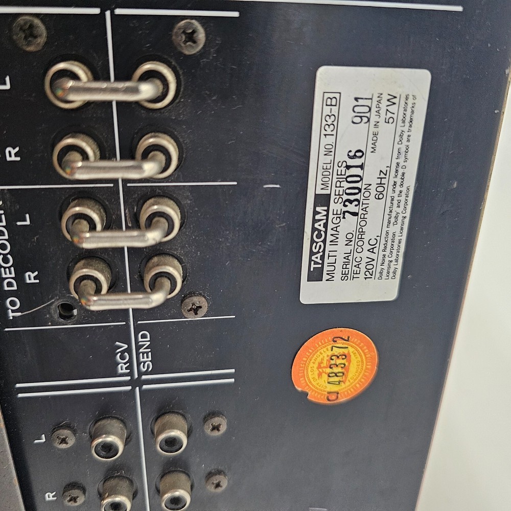 Tascam 133-B Multi-Image Cassette Deck Recorder Meter (as-is partial tested)