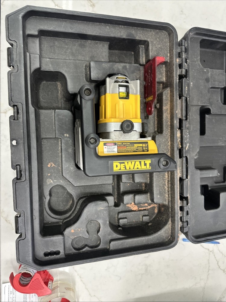DeWalt Rotary Laser Level DW071 Tested & Working Only As Seen