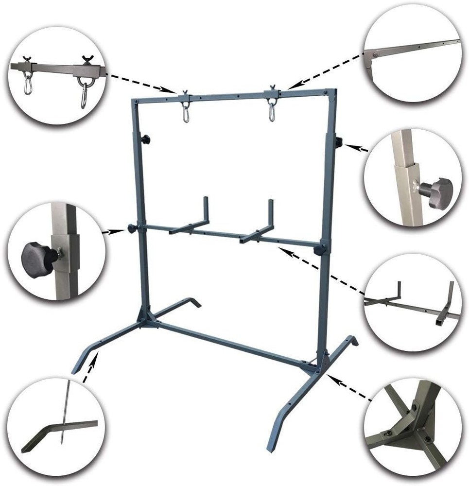 Adjustable Archery Target Stand - Durable Steel Construction