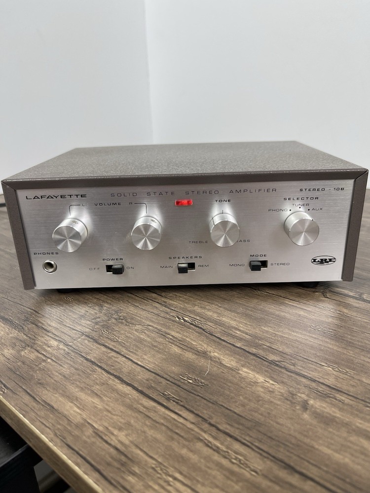 VTG Lafayette Stereo 10BCompact Solid State Bookshelf Stereo Amplifier~Nice