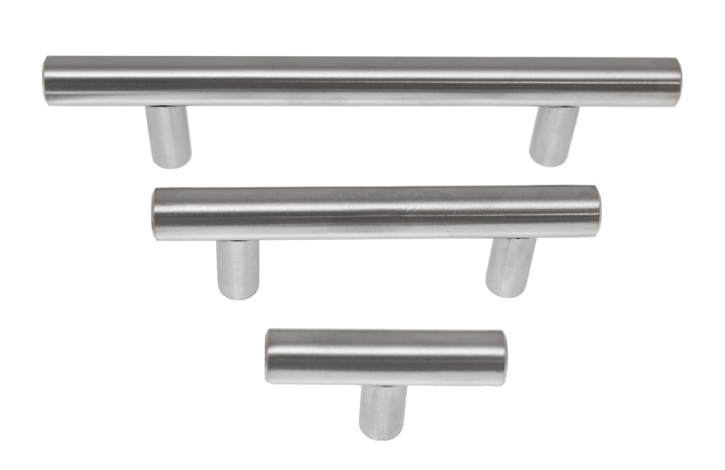 Lot 1x 10x 25x 50x Stainless Steel Pull Bar Handle For Drawer Kitchen Cabinet