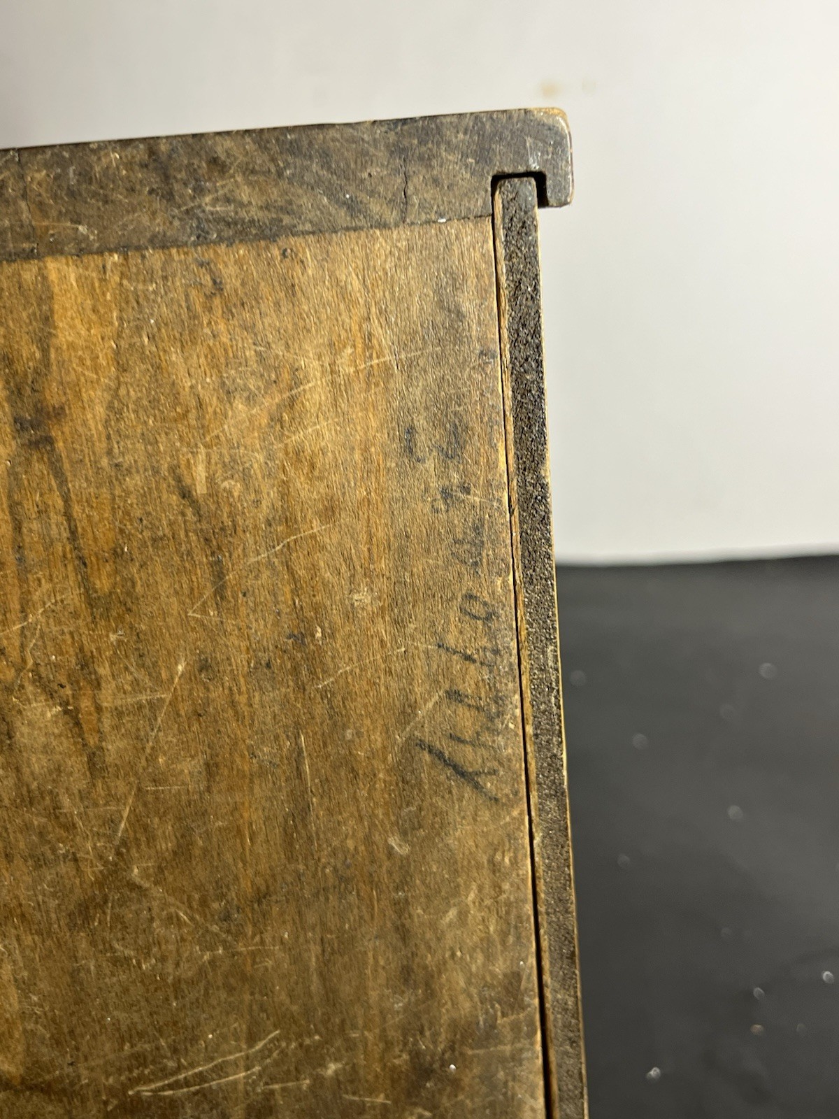 Wooden Small Countertop Trade Simulator. Handmade? Very rare very cool.