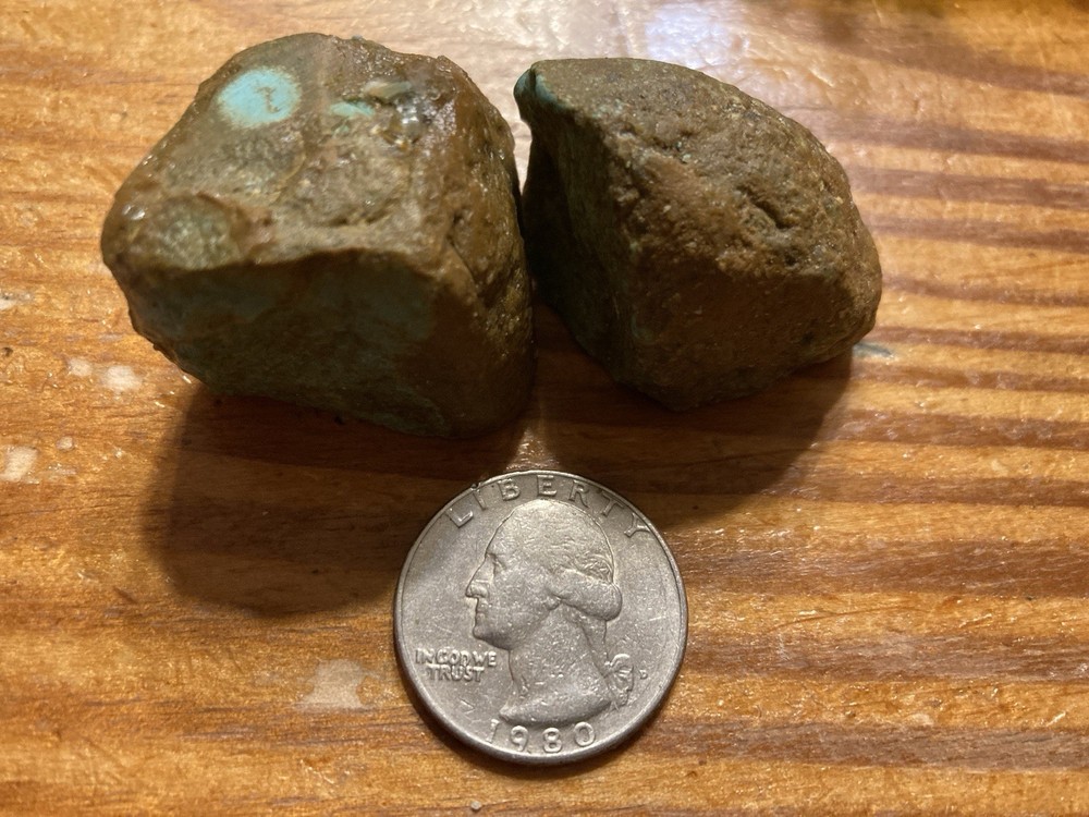 Turquoise Nugget #8 Mine Stabilized 66 Grams Split 330 Carats