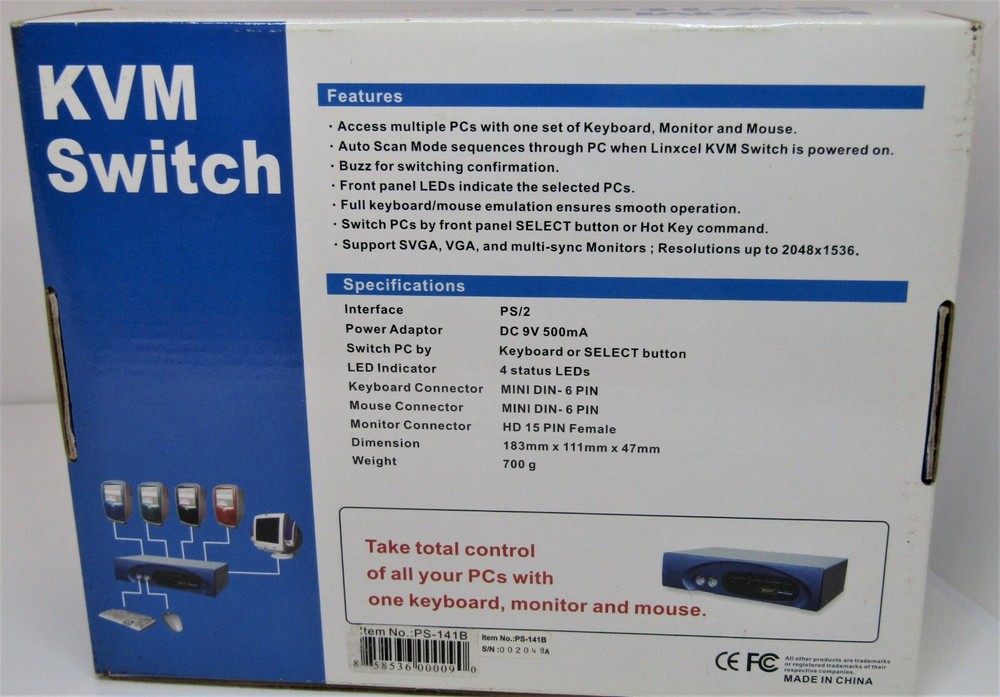 KVM Switch PS/2 interface, Deliver Connectivity, Dependability, Effectiveness an