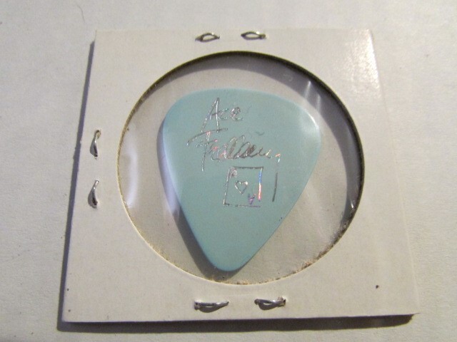ACE FREHLEY Kiss 1995 Bad Boys Tour Signature SKY BLUE GUITAR PICK