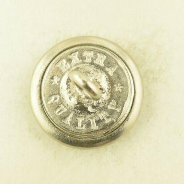 19th Cent. Georgia State Seals Silver Uniform Button Extra Quality BM D6