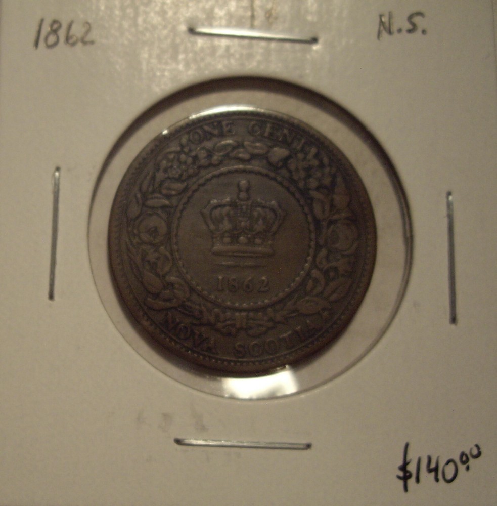 Canada Nova Scotia 1862 Large Cent
