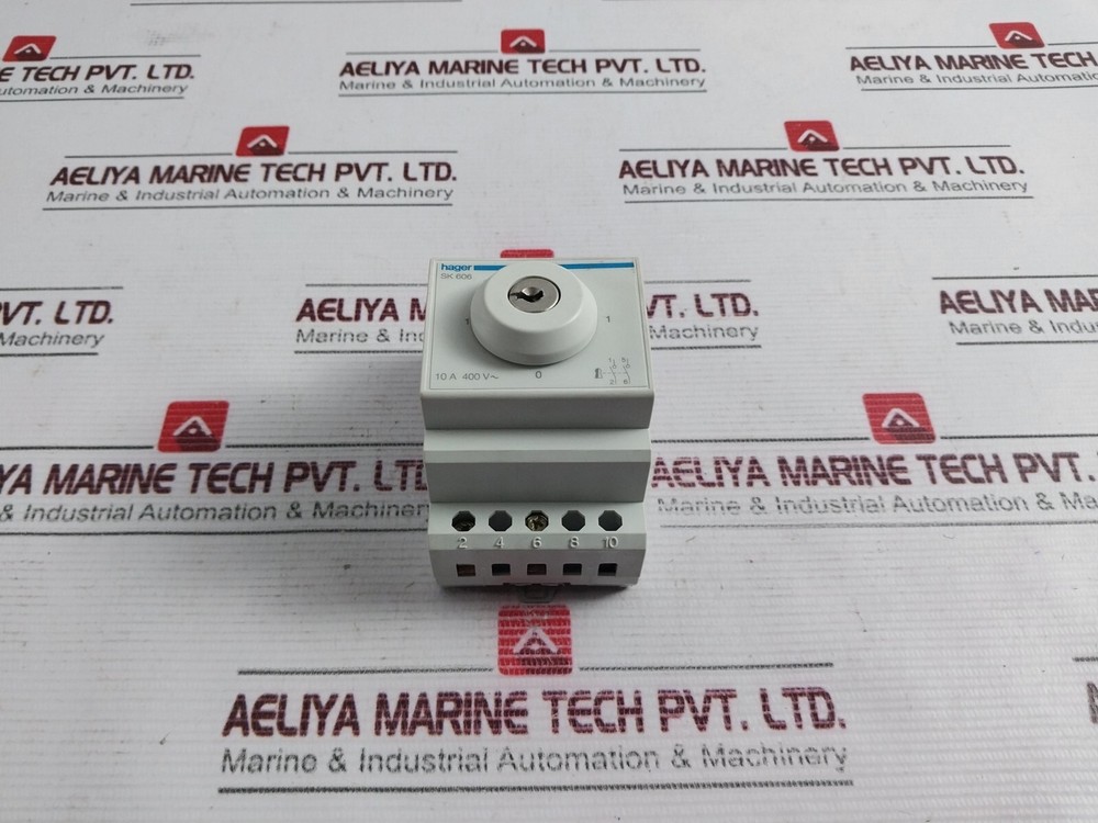 Hager SK 606 Key Switch 10A 400V