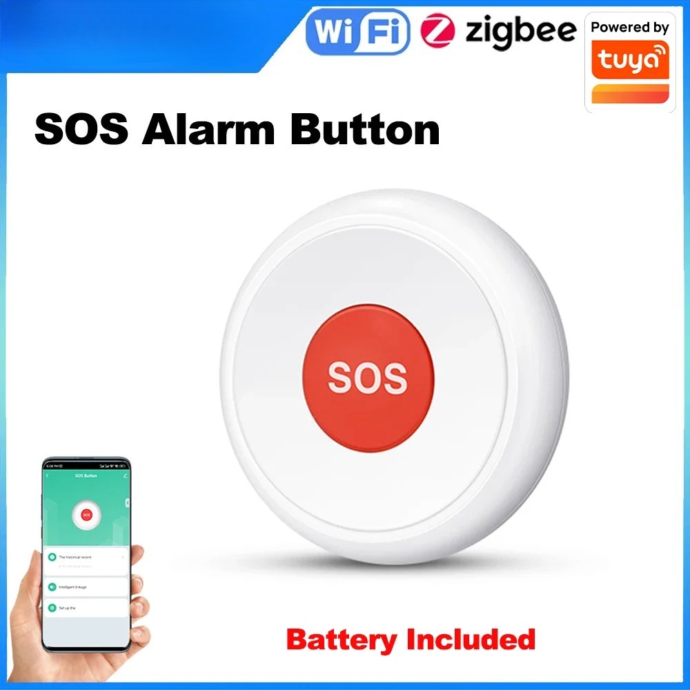 Emergency Elderly Children Alarm Emergency Help Switch Support Home Assistant