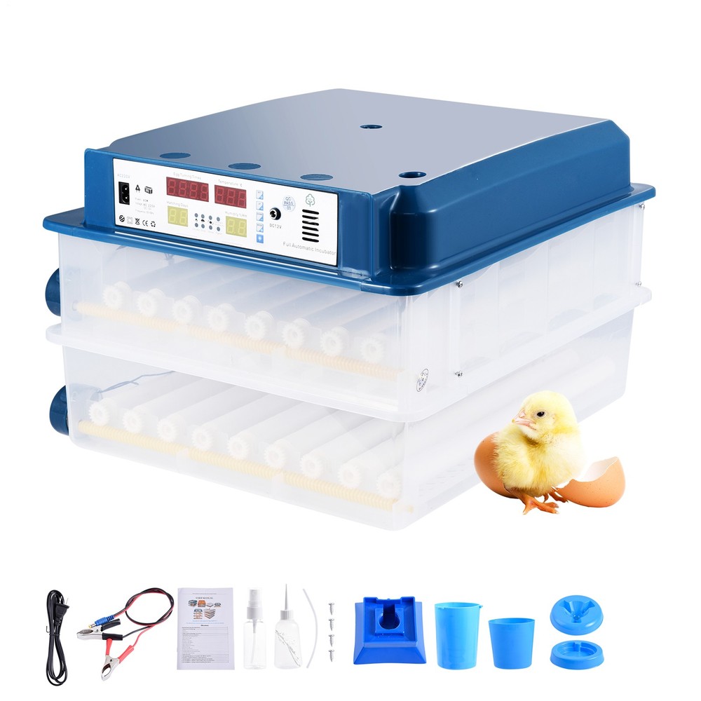 New 120 Eggs Incubator Temperature Control Automatic Digital Chicken Egg Hatcher