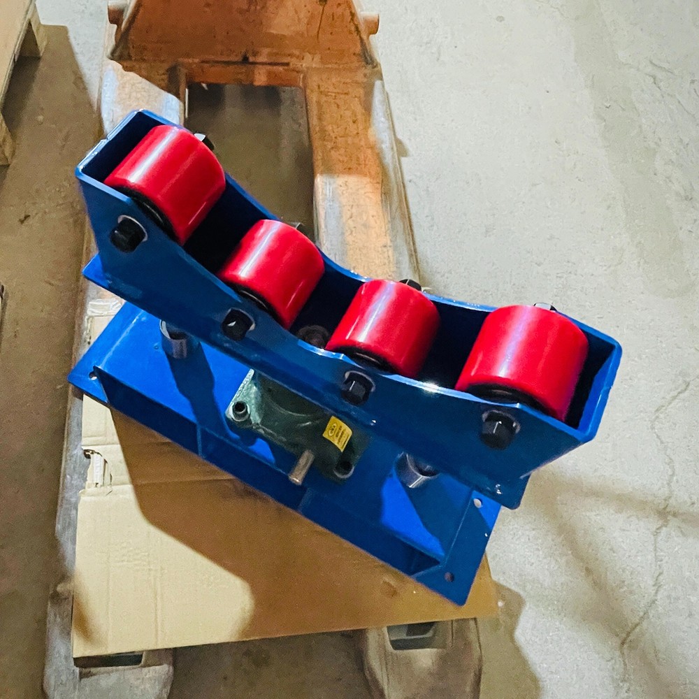 Two sets Manual Welding Roller Bracket 1100lb Rolling Support Frame for Welding