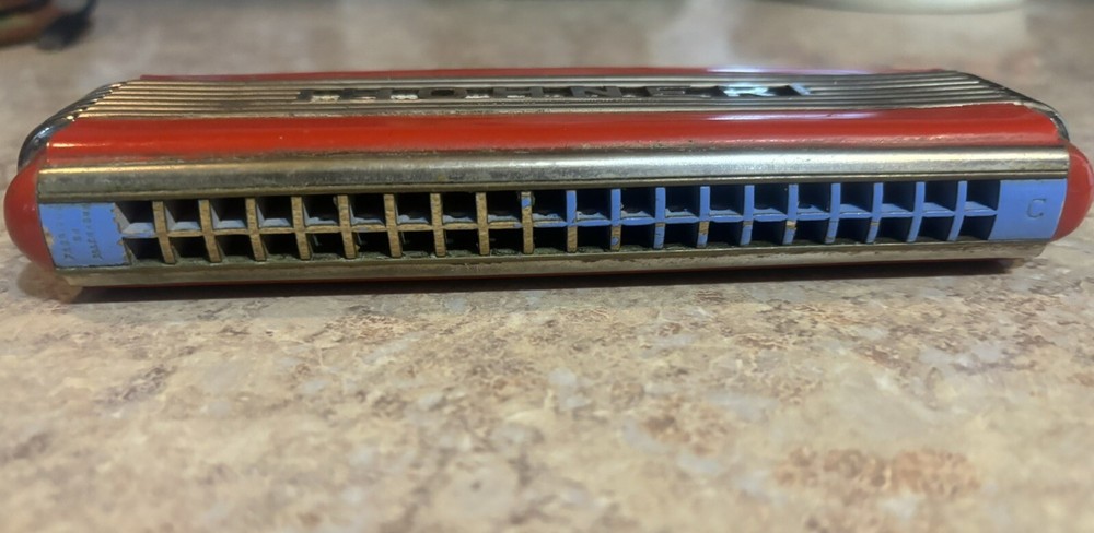 Hohner Echo Elite Harmonica Antique