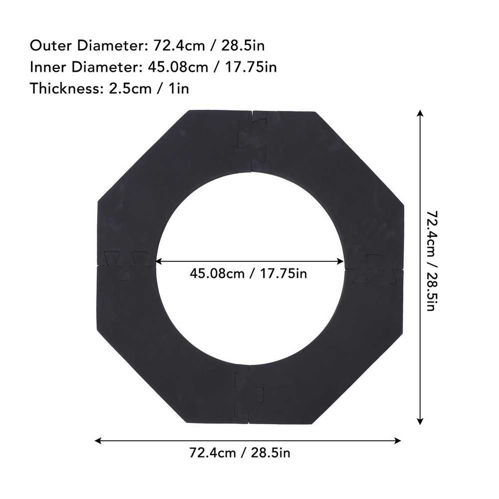 EVA Board Backboard Octagonal Wall Protector Dartboard Surround DS