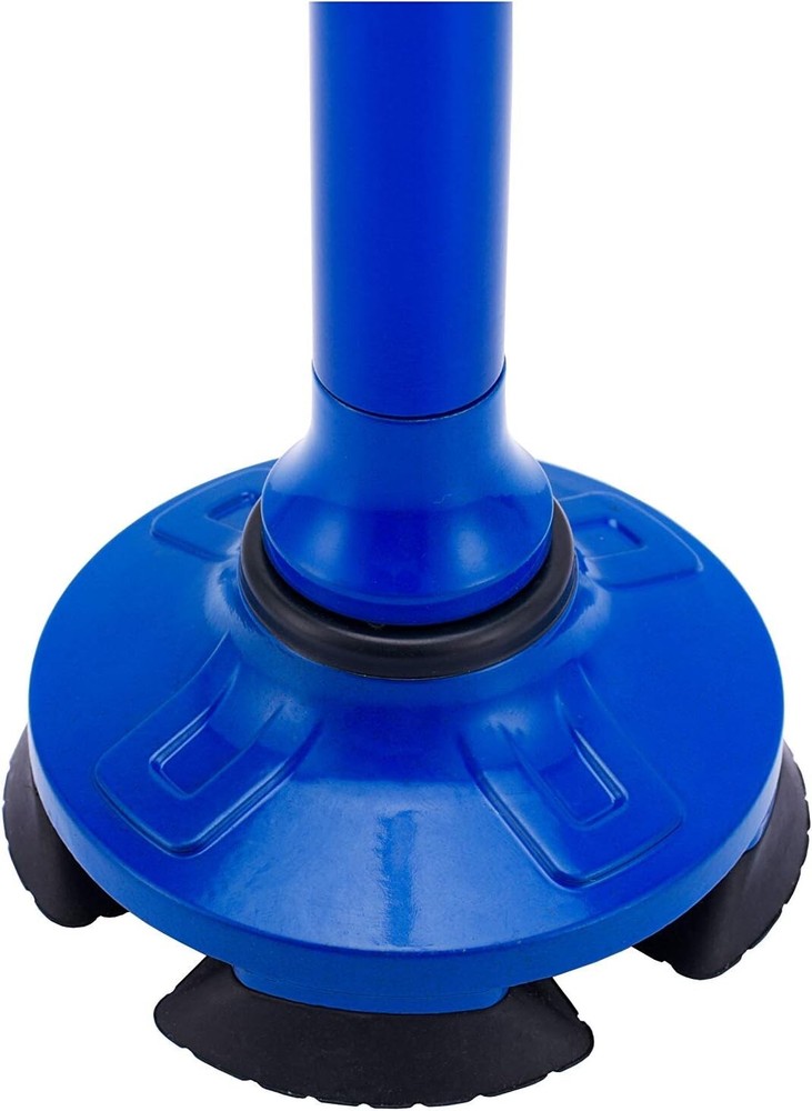 Best Stand up Cane With Light - Foldable - Adjustable - Blue