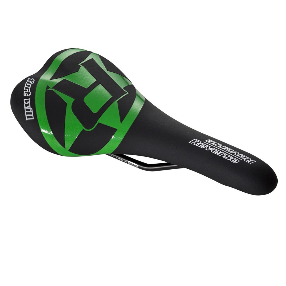 Reverse Fort Will Style Saddle - Ergonomic Vinyl Comfort, CrMo Rails, Versatile