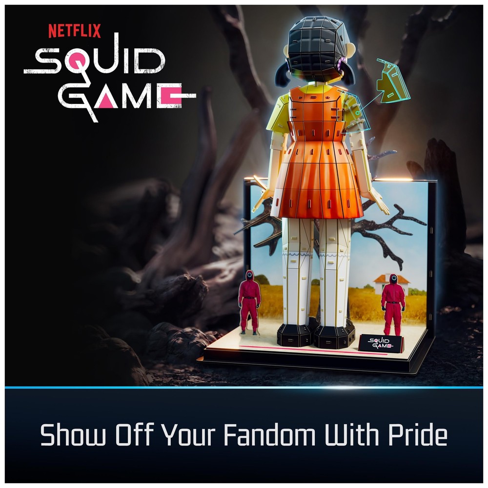 4D Build, Squid Game Young HEE Doll 3D Model 1, Multicolor - Hee
